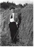 The author Knut  Hamsun